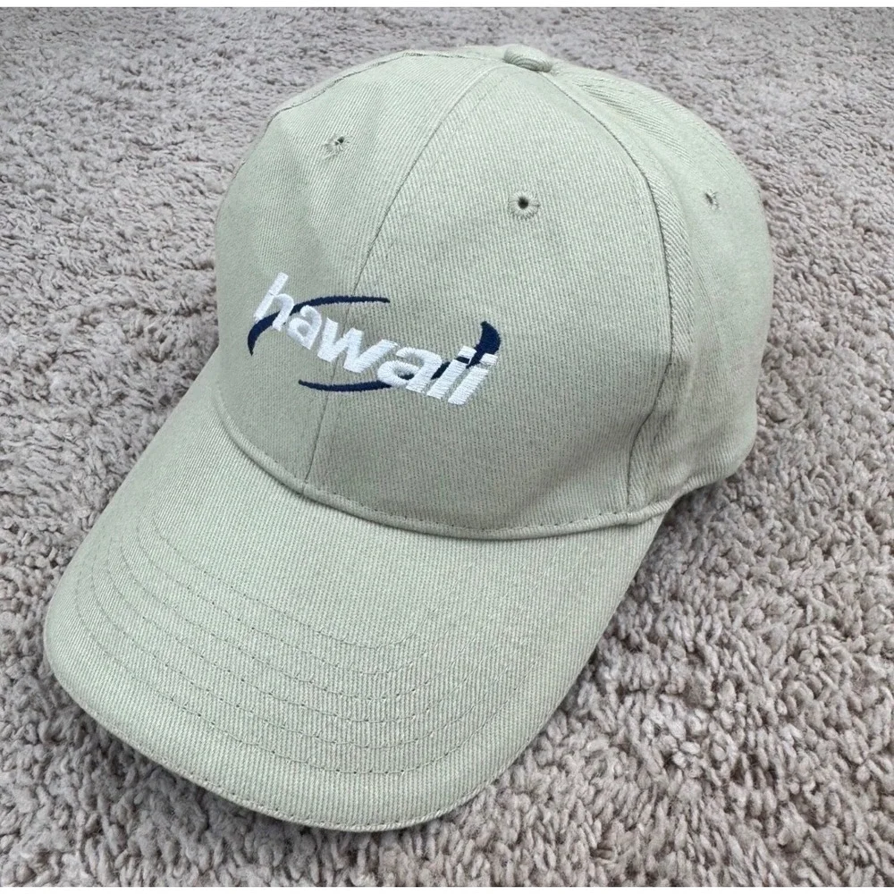 Hawaiian Classics Hat Surfware USA Strap‎ Khaki Cotton Adjustable Baseball Cap